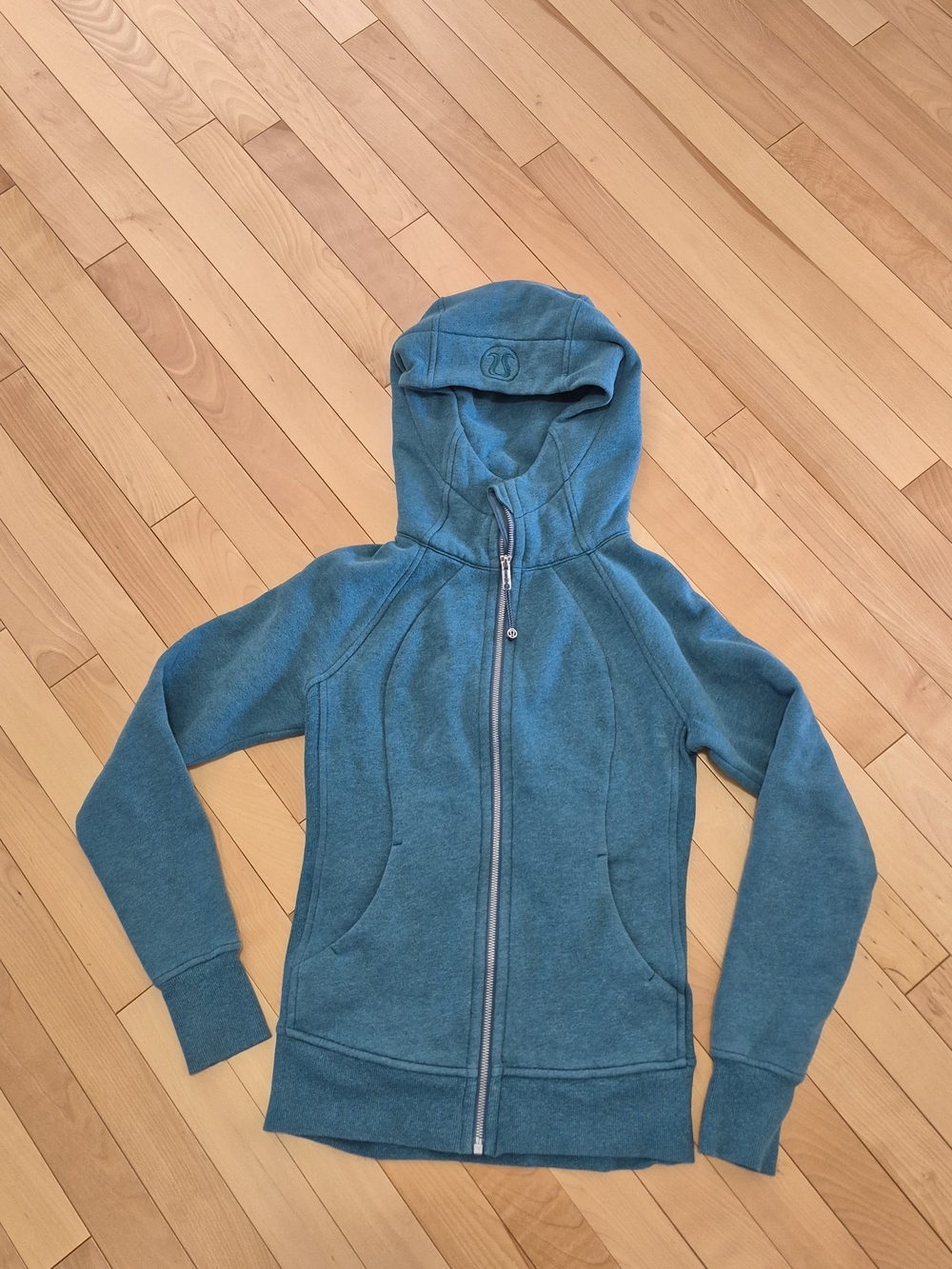 lululemon athletica Teal Scuba Hoodie Jacket